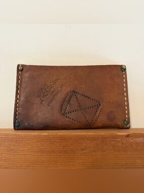 *RARE* L.L. Bean Vintage 1950’s Freeport, Maine Leather Wallet Fly Fishing Pouch